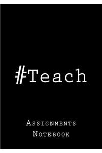 Notebook: #teach