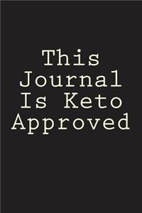 This Journal Is Keto Approved