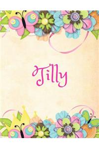 Tilly: Personalized Name Journal Composition Notebook