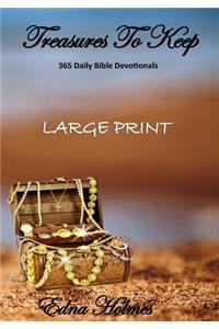 Treasures To Keep - Large Print
