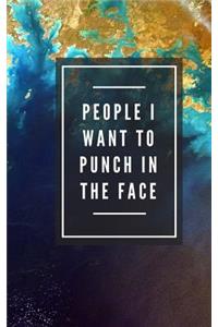 People I Want To Punch In The Face (Notebook)