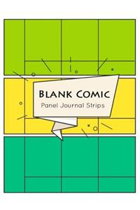 Blank Comic Panel Journal Strips