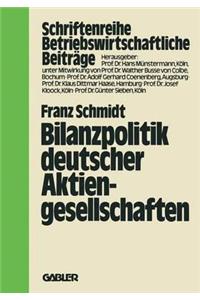 Bilanzpolitik deutscher Aktiengesellschaften
