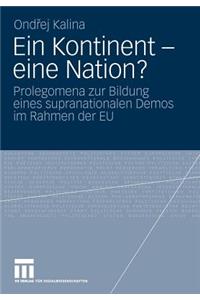 Ein Kontinent - eine Nation?