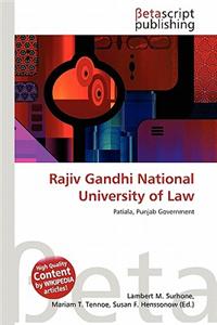 Rajiv Gandhi National University of Law