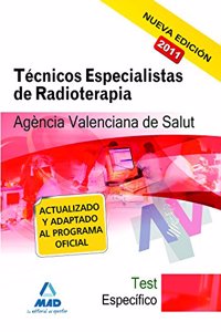 Tecnicos Especialistas de Radioterapia, Agencia Valenciana de Salud. Test de la parte especifica