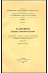 Glossarium Latinum-Ibericum-Graecum