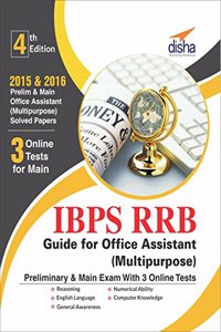 IBPS RRB Guide for Office Assistant (Multipurpose) Preliminary & Mains Exam with 3 Online Practice Sets