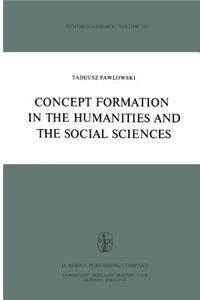 Concept Formation in the Humanities and the Social Sciences