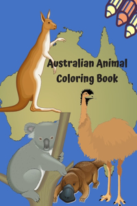 Australian Animal Coloring Book
