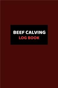Beef Calving Log Book