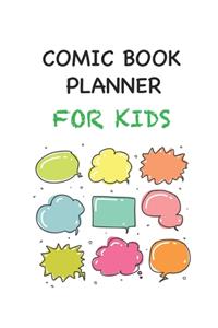 Comic Book Planner For Kids