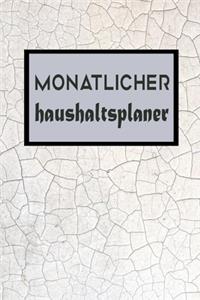 Monatlicher Haushaltsplaner