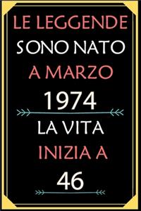 Le Leggende Sono Nato A Marzo 1974 La Vita Inizia A 46