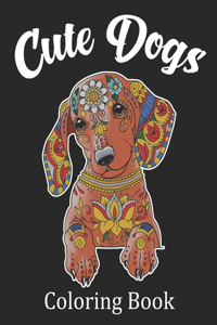 Cute Dogs Coloring Book