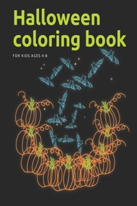 Halloween coloring book for kids ages 4-8
