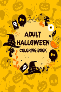 Adult Halloween Coloring Book