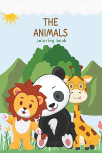 The animals coloring book