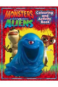 Monsters Vs Aliens - Colouring Activity