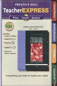 Prentice Hall World Masterpieces Teacher Express CD ROM Grade 12 2007c