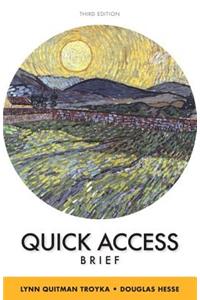 Quick Access Brief Plus Mylab Writing Without Pearson Etext -- Access Card Package