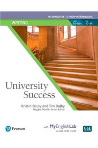 University Success Writing Intermediate to High-Intermediate, Student Book with Myenglishlab