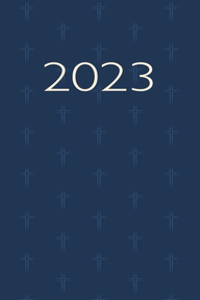 Church Pocket Book and Diary 2023 Blue with Lectionary