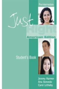 Just Right Pre-Intermediate: Split B Workbook with Audio CD (US)