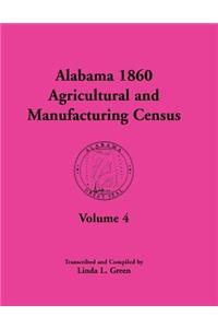 Alabama 1860 Agricultural and Manufacturing Census