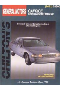 GM Caprice, 1990-93 1990-93 Repair Manual
