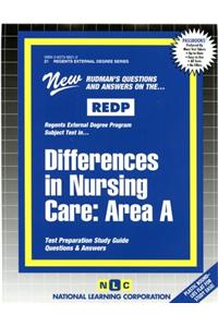 DIFFERENCES IN NURSING CARE: AREA A