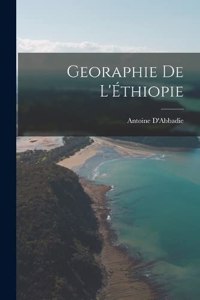 Georaphie de L'Éthiopie