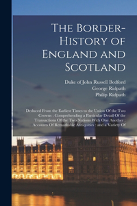 Border-history of England and Scotland