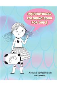 Inspirational Coloring Book for Girls