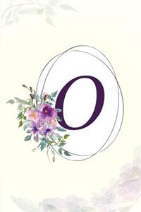 O - Monogrammed Gratitude Journal