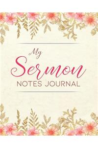 My Sermon Notes Journal