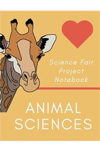 Animal Sciences Science Fair Project Notebook