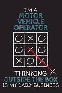 I'm a MOTOR VEHICLE OPERATOR