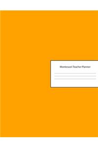 Montessori Teacher Planner