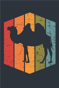 Retro Camel Notebook - Gift for Camel Lovers - Vintage Camel Journal - Camel Diary for Boys and Girls