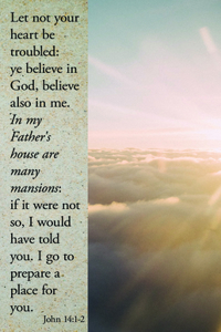 Funeral Bulletin: In My Father's House (Package of 100)