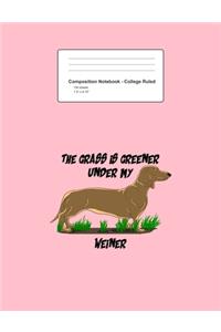 Composition Notebook - College Ruled