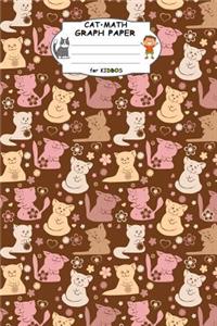 Cat Math Graph Paper for Kiddos