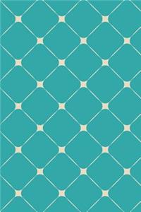 Diamond Geometric Pattern Dot Grid Notebook: Dot Grid Notebook 6 X 9: Dot Grid Notebook 120 Pages