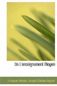 de L'Enseignement Moyen