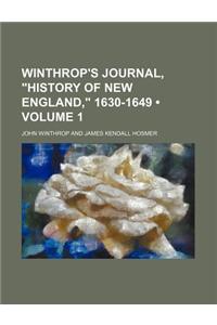 Winthrop's Journal, 