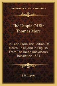 The Utopia Of Sir Thomas More