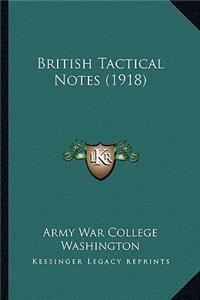British Tactical Notes (1918)