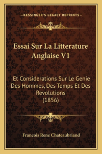 Essai Sur La Litterature Anglaise V1