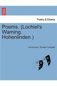 Poems. (Lochiel's Warning. Hohenlinden.)